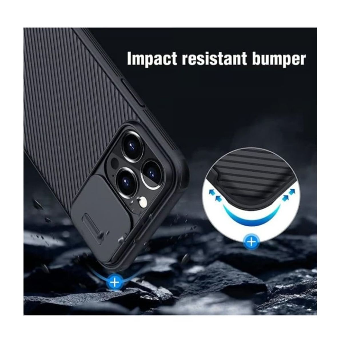 NILLKIN - Case Funda celular SAMSUNG S24 ULTRA NILLKIN Camshield anticaídas