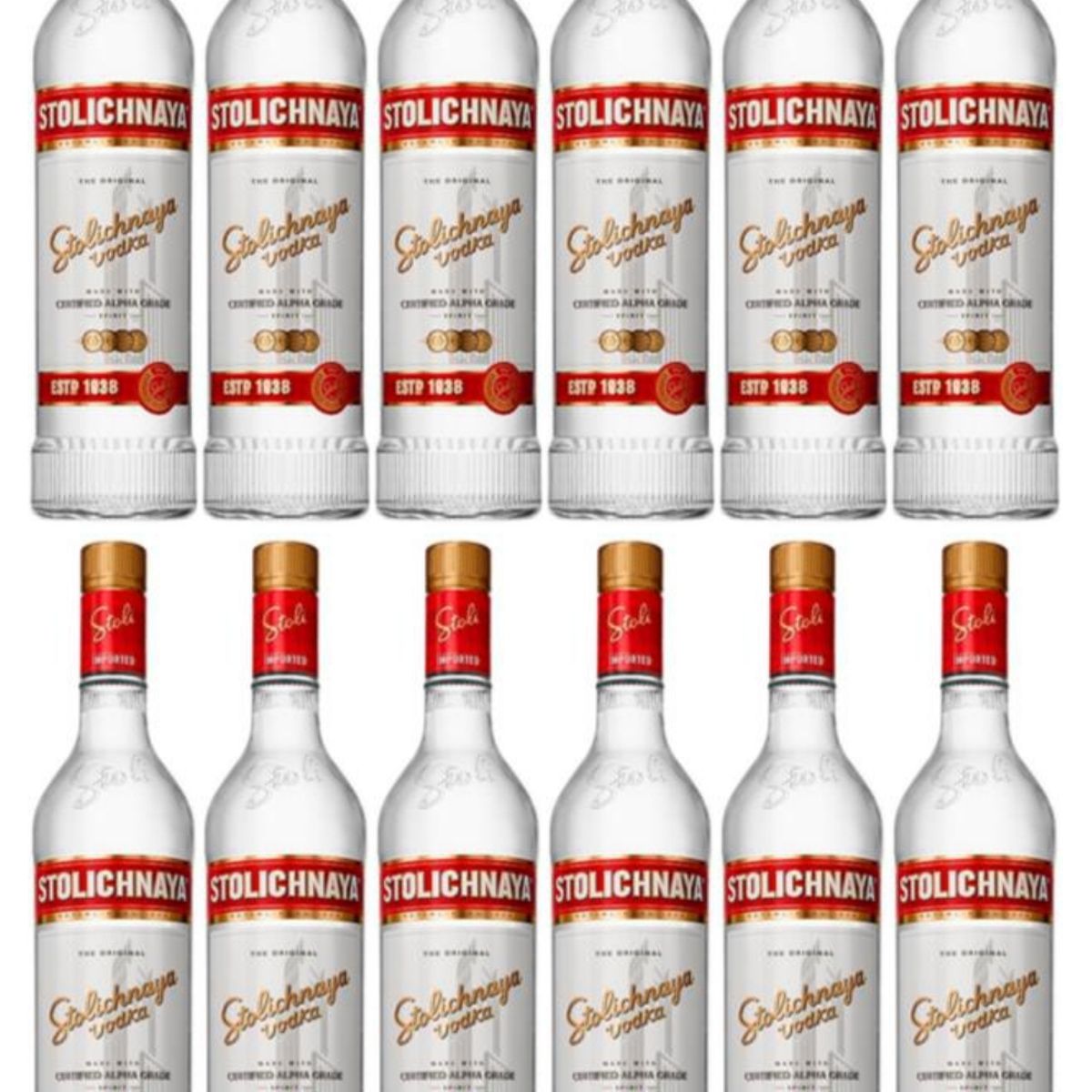 STOLICHNAYA - VODKA STOLICHNAYA 750ML - 12 UND