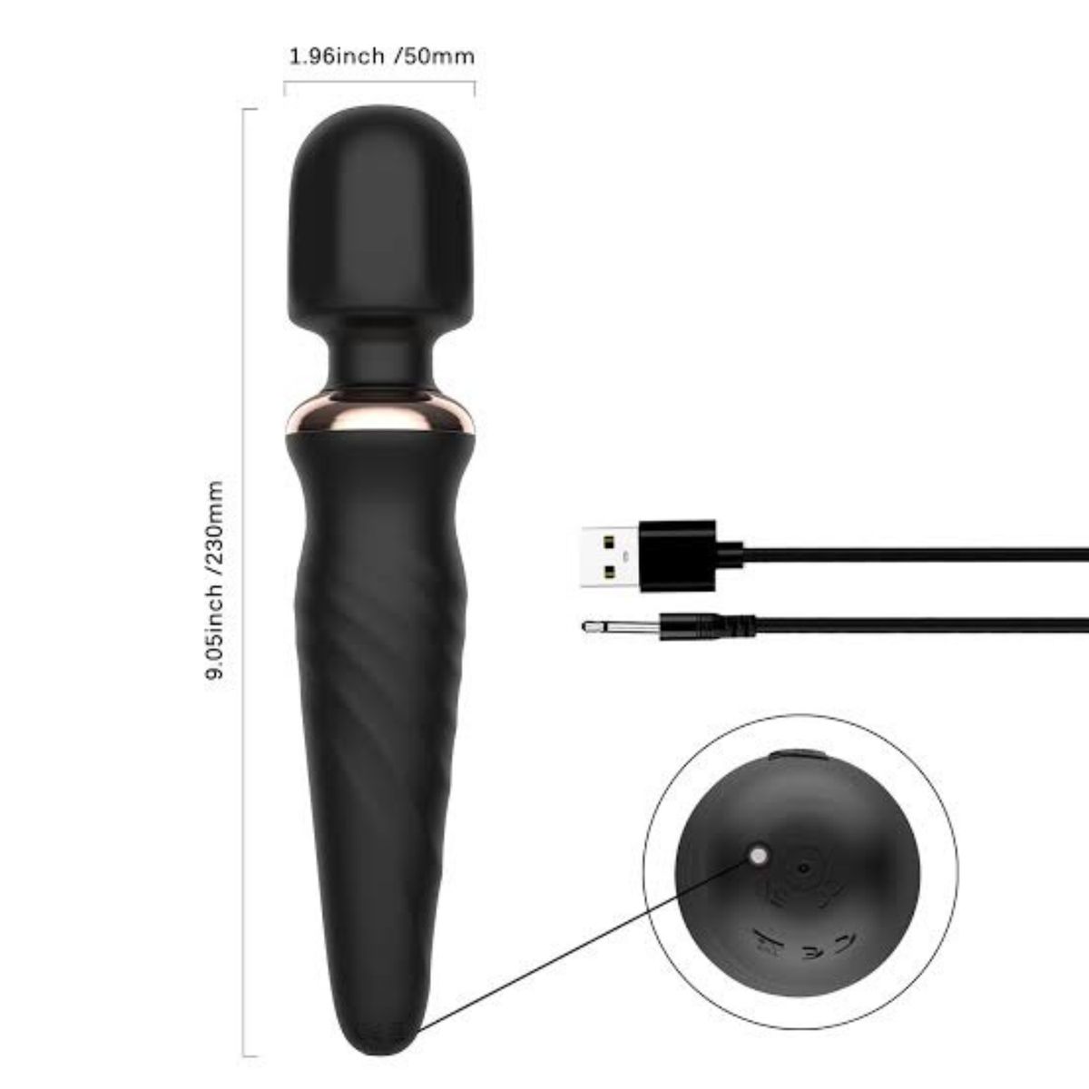 GENERICO - MICROFONO VIBRADOR ESTIMULADOR DE CLITORIS CINDY