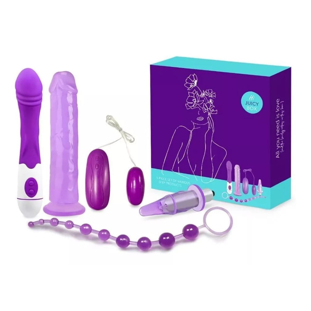 GENERICO - Set de juguetes para adultos consoladores y vibradores juicy box