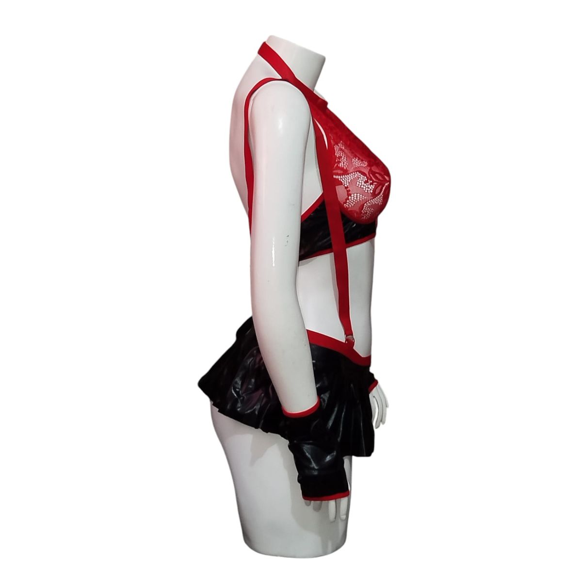 GENERICO - DISFRAZ ERÓTICO DE ENFERMERA LENCERIA SEXY DISFRACES EN TALLAS S-M-L