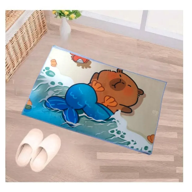 GENERICO - Alfombra de capibara decoración del hogar -Rectangular