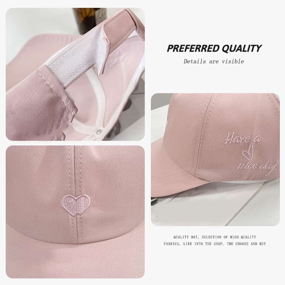 GENERICO - Gorro para niña con abertura para coleta