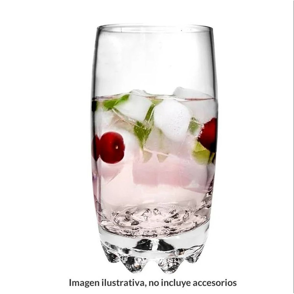 GENERICO - Set x 6 vasos Altos de Base Ondulada