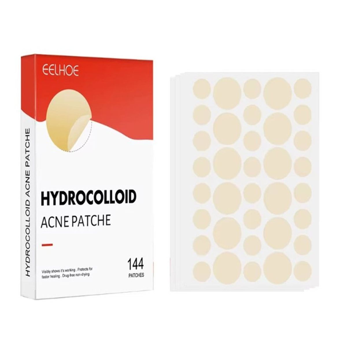 GENERICO - ACNE PATCH removedor de acne y granos 144 Und