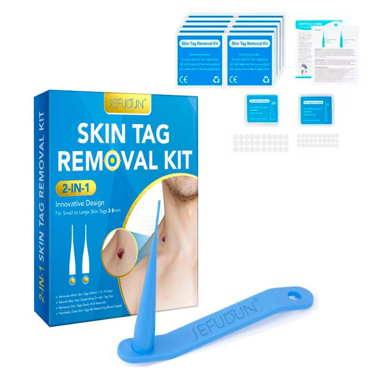 GENERICO - set de herramientas elimina Verrugas vph papilomas