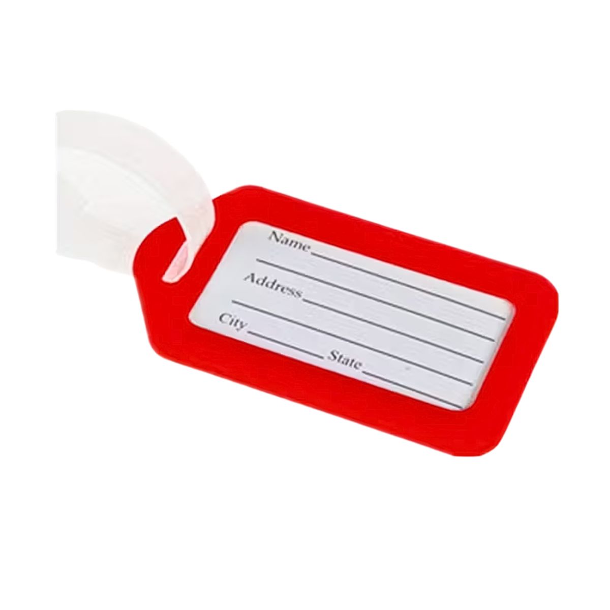 GENERICO - Etiqueta tag identificador equipaje maleta mochila viaje x2