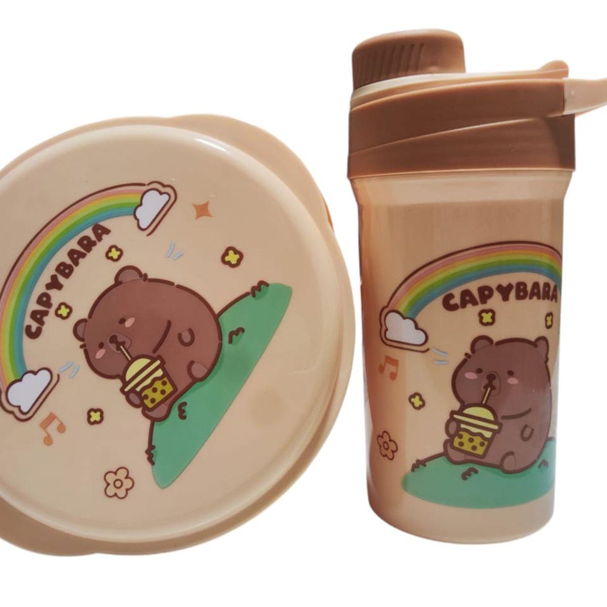 GENERICO - Pack Taper mas Tomatodo para Lonchera Escolar