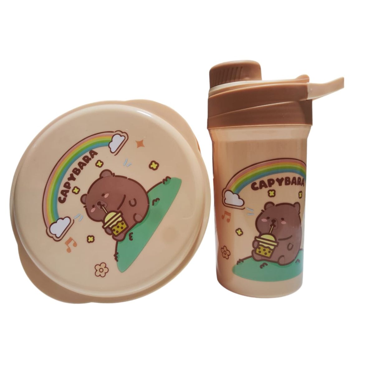 GENERICO - Pack Taper mas Tomatodo para Lonchera Escolar