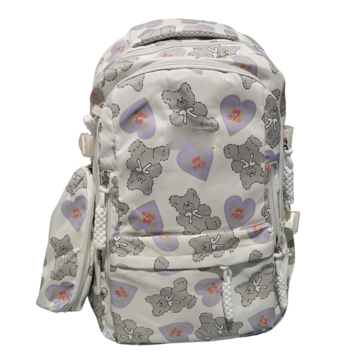 GENERICO - Mochila Kawai Ositos Corazones