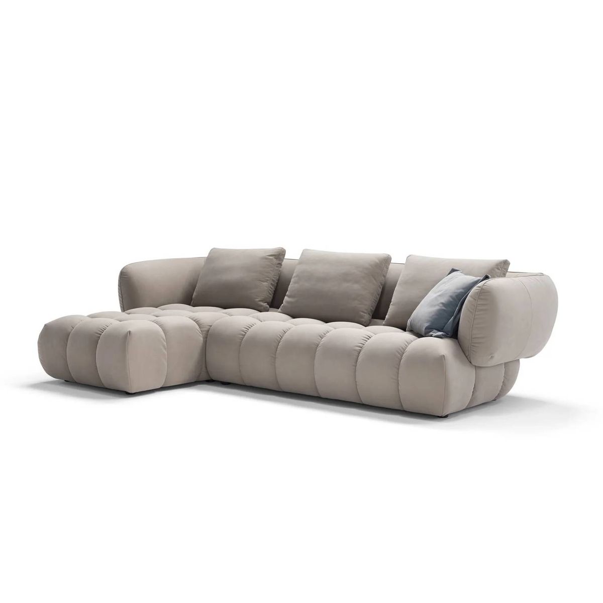 YOLODECORO - Seccional con Chaise Longue a la Izquierda Wenders Beige