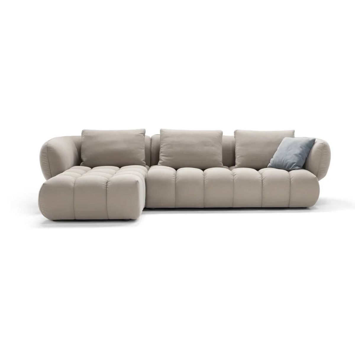 YOLODECORO - Seccional con Chaise Longue a la Izquierda Wenders Beige