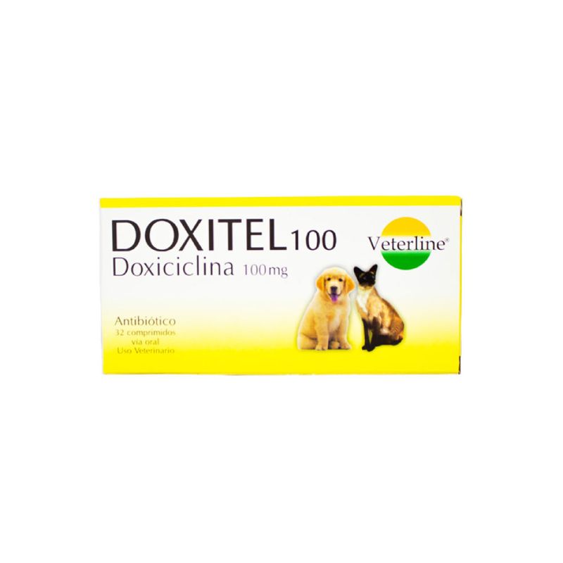 GENERICO - Antibiótico Veterinario Doxitel 100mg Caja x32 tabletas
