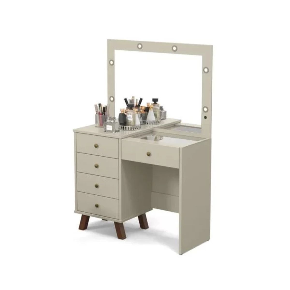 GENERICO - Tocador Moderno Ediem Blanco R&R MUEBLES