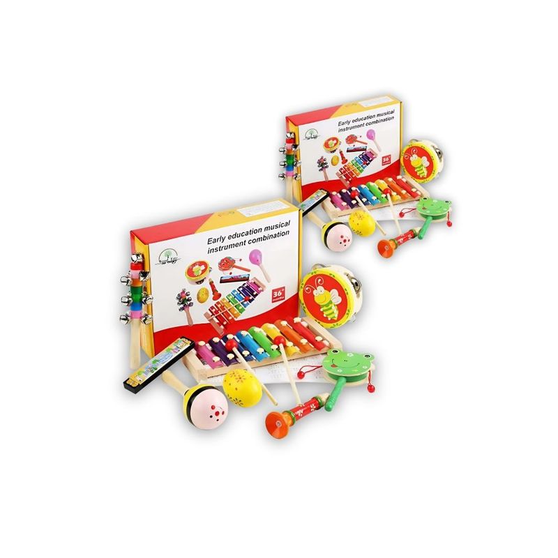 GENERICO - Set De Instrumentos Musicales Para Niños x2Unids