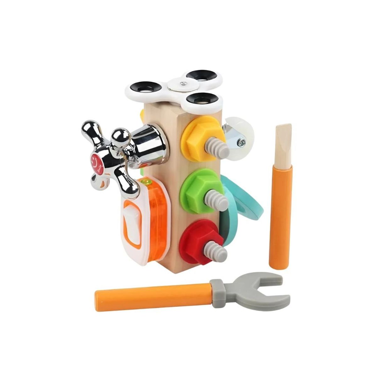 GENERICO - Juego Montessori Juguete - Tuercas Sensorial para Niños