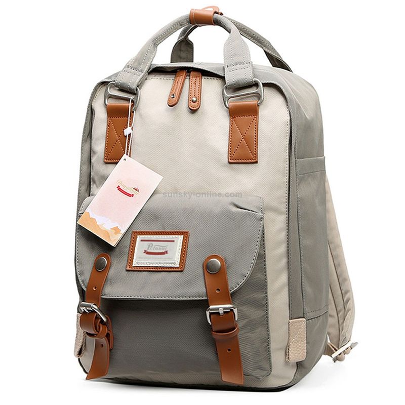 GENERICO - Mochila para laptop 14 pulgadas Gris plomo