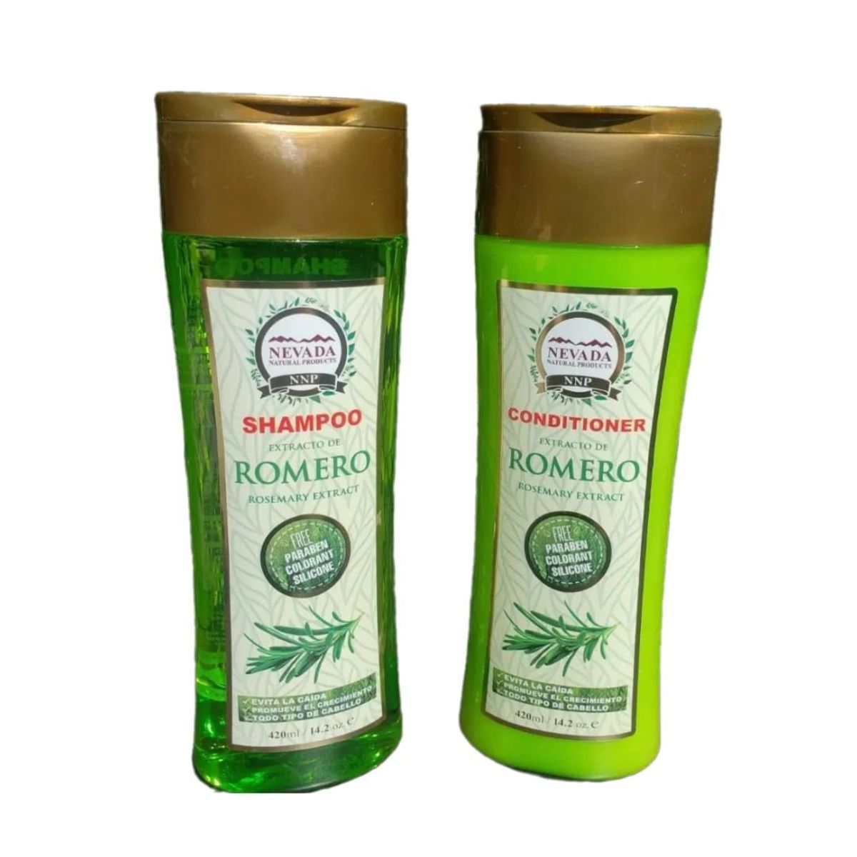 NEVADA NATURAL PRODUCTS - Set Shampoo + Acondicionador Nevada Romero Crece 420Ml