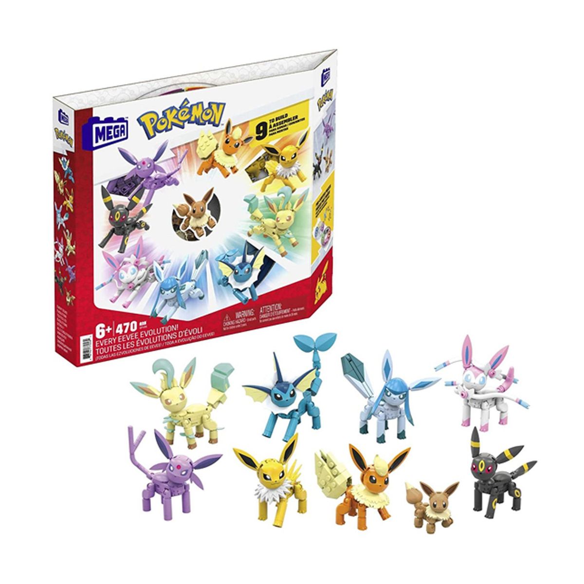 POKEMON - Pokemon Mega Construx Eevee Y Evoluciones