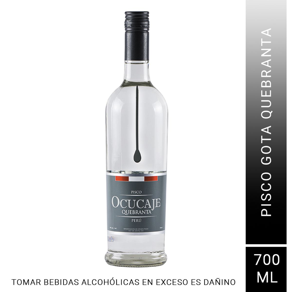 OCUCAJE - Pisco Gota Ocucaje Quebranta X 700 ML