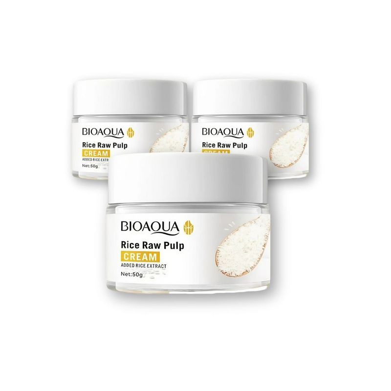 BIOAQUA - Crema Aclarante de Arroz 50g Bioaqua x3Unids