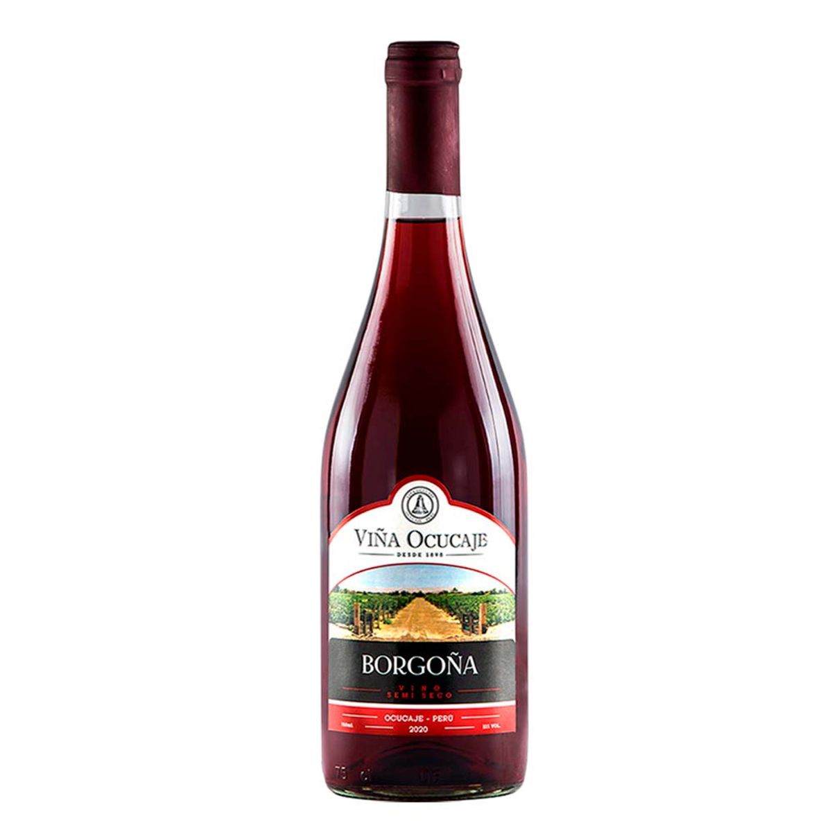OCUCAJE - Pack x6 Vino Borgoña Ocucaje 750 ml