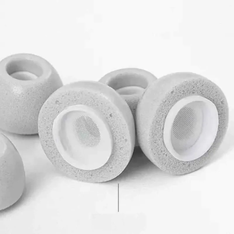 GENERICO - Almohadillas de espuma compatible con AirPods Pro 1 - 2 (Talla L) gris