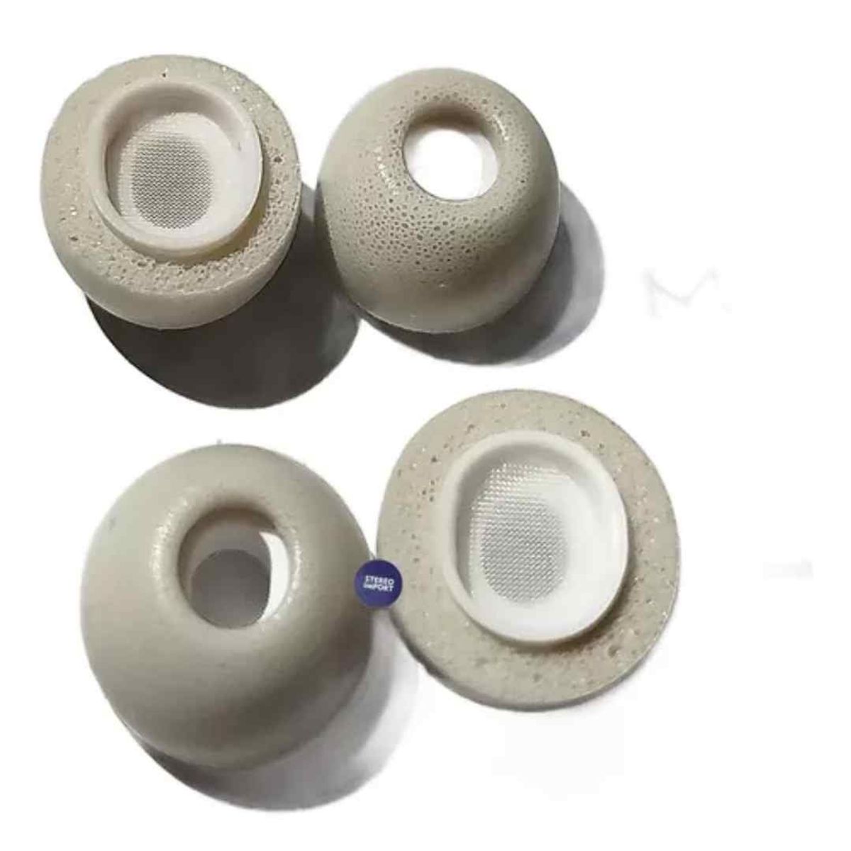 GENERICO - Almohadillas de espuma compatible con AirPods Pro 1 - 2 (Talla L) gris