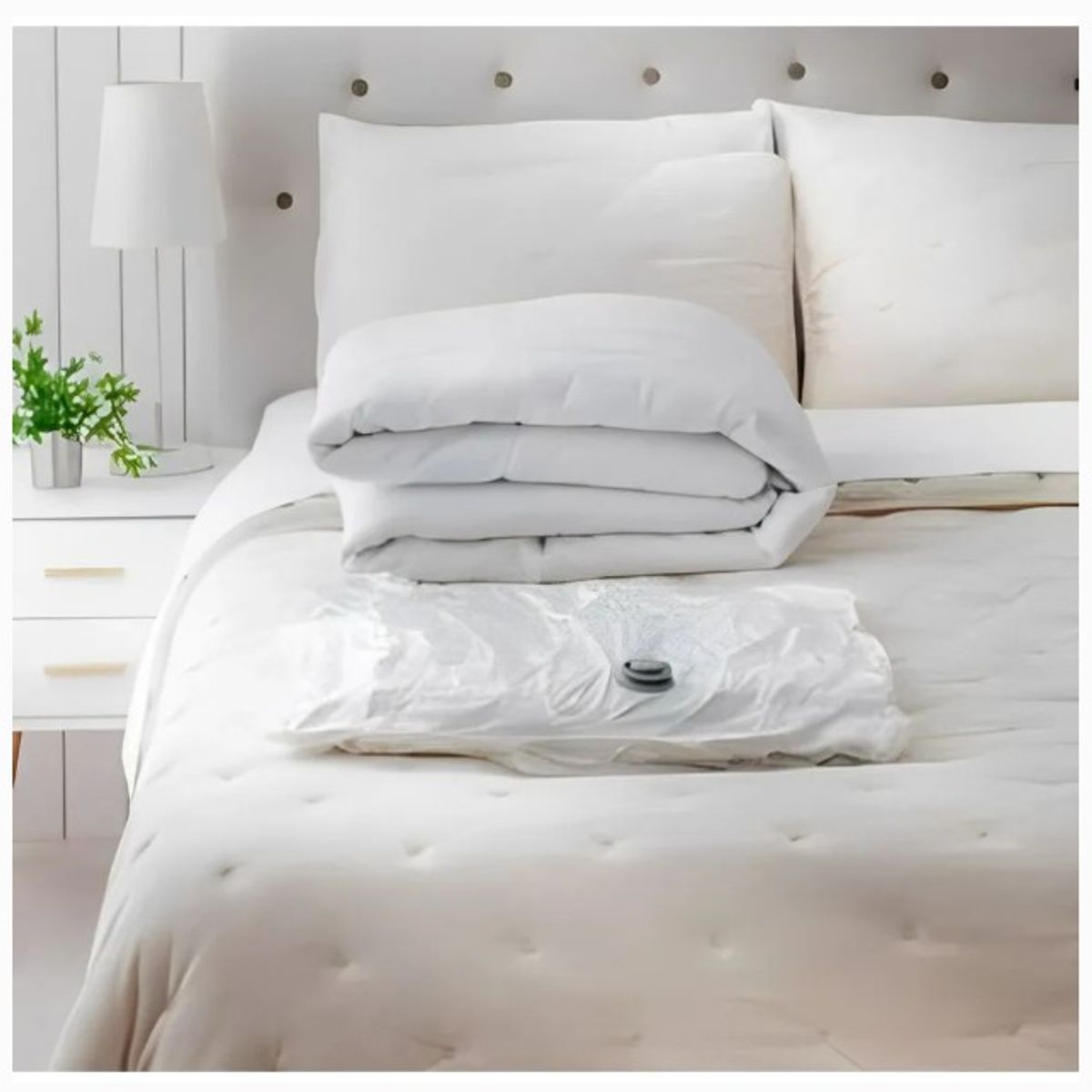 GENERICO - BOLSA AL VACIO PARA ROPA EDREDON VIAJE 70X100