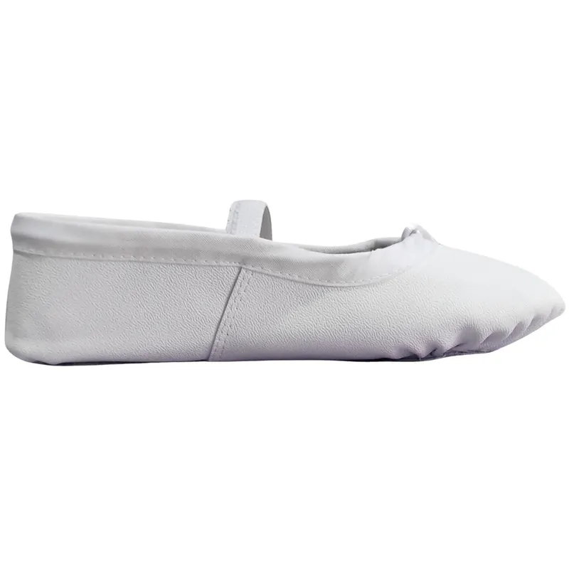 NACIONAL - Zapatillas De Ballet Media Punta Cuerina - Blanco