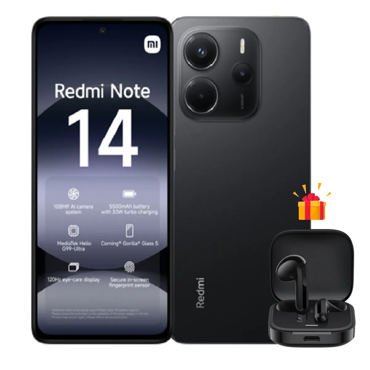 XIAOMI - Xiaomi Redmi Note 14 Midnight Black 8 RAM 256 ROM