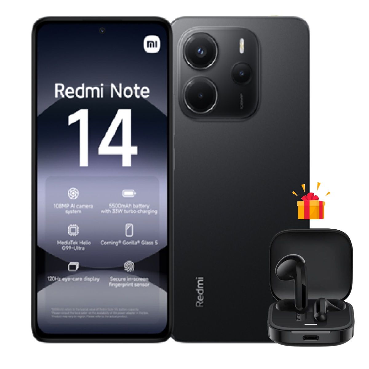 XIAOMI - Xiaomi Redmi Note 14 Midnight Black 8 RAM 256 ROM