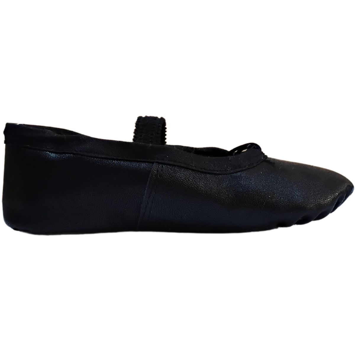 NACIONAL - Zapatillas De Ballet Media Punta Cuerina - Negro