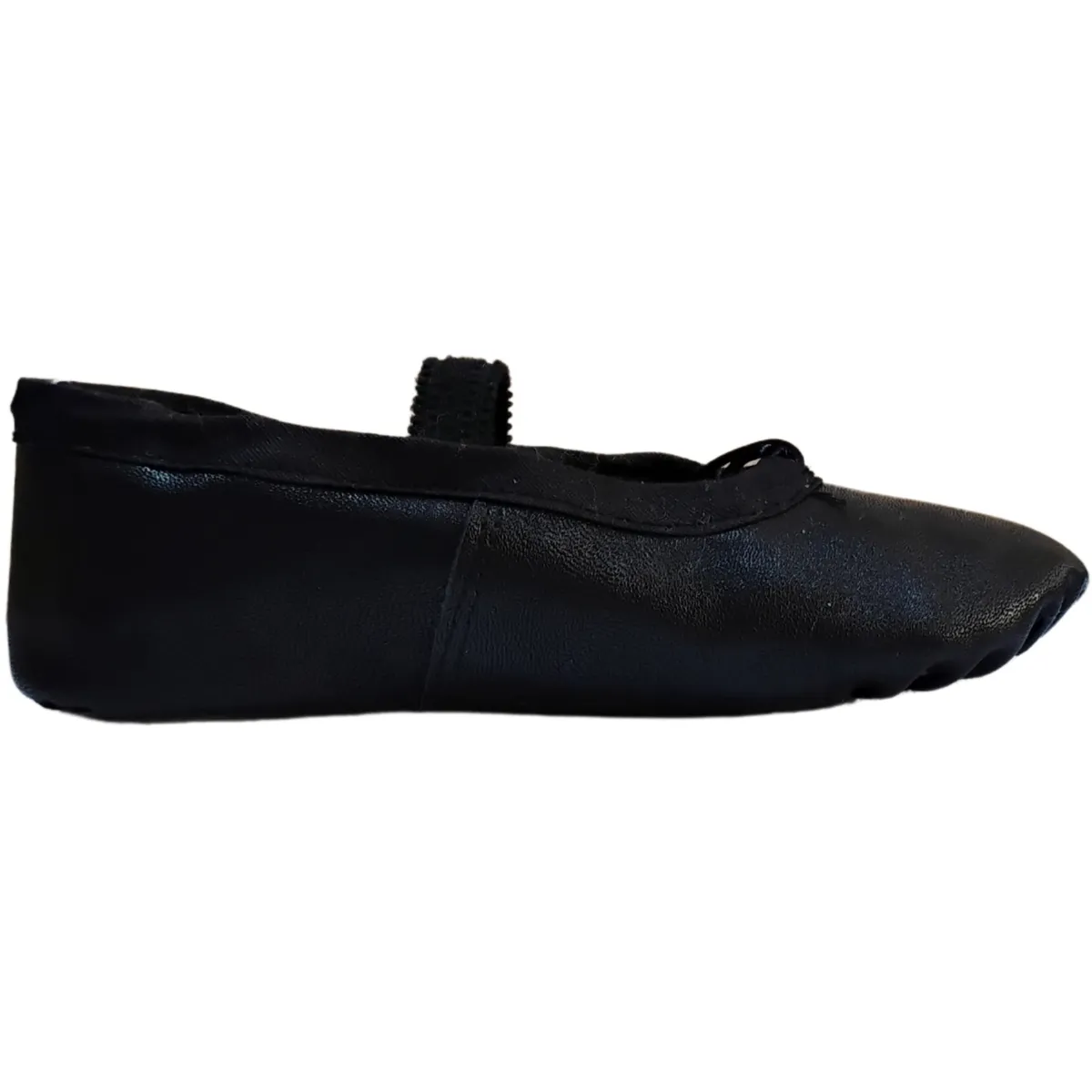 NACIONAL - Zapatillas De Ballet Media Punta Cuerina - Negro
