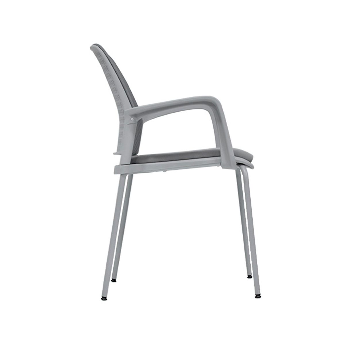 OFIDEAS - Silla De Diseño Pinko Blanca y Malla Gris Ofideas