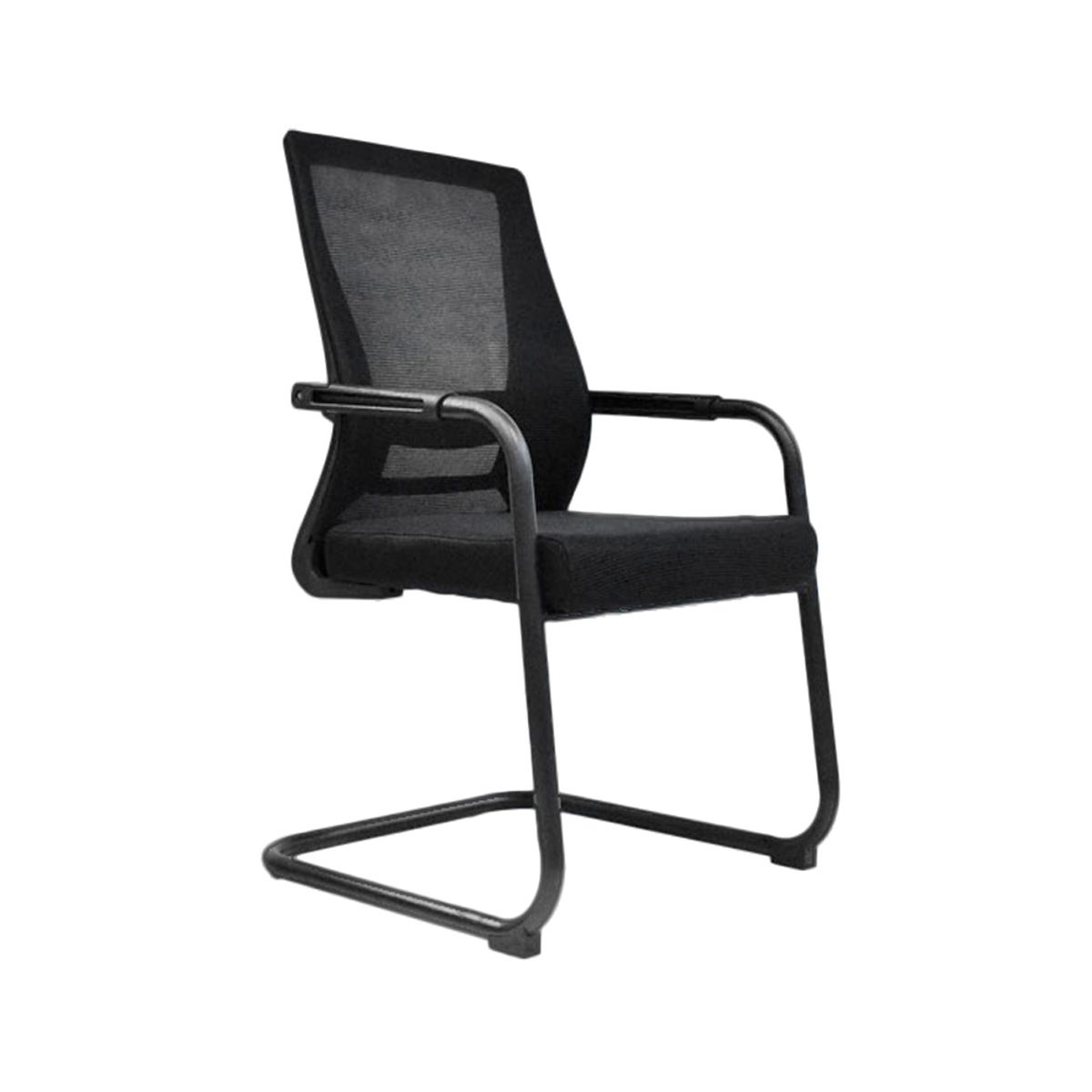 OFIDEAS - Silla de Oficina Fija Interlocutora Kar Color Negro Ofideas