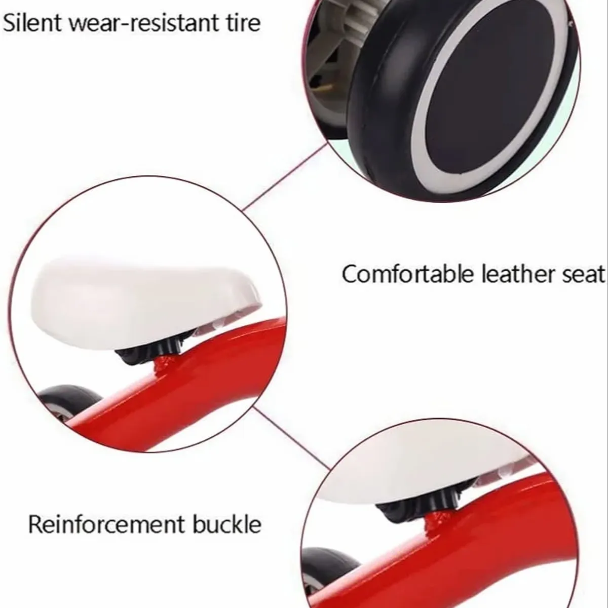 GENERICO - BICICLETA DE ESTIMULACION DE EQUILIBRIO PARA NIÑOS ROJO