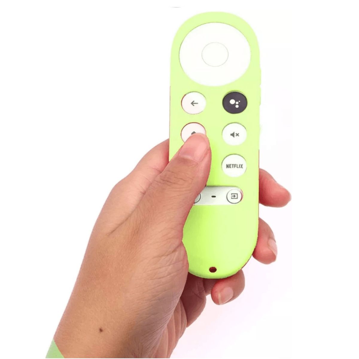 SIKAI - Funda Protector Silicona Control Chromecast 4 Google Tv / Verde