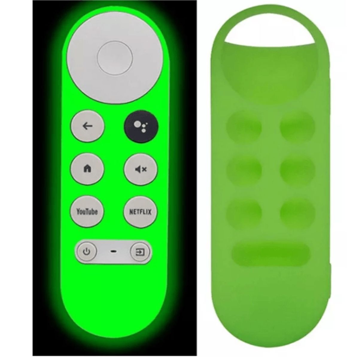 SIKAI - Funda Protector Silicona Control Chromecast 4 Google Tv / Verde