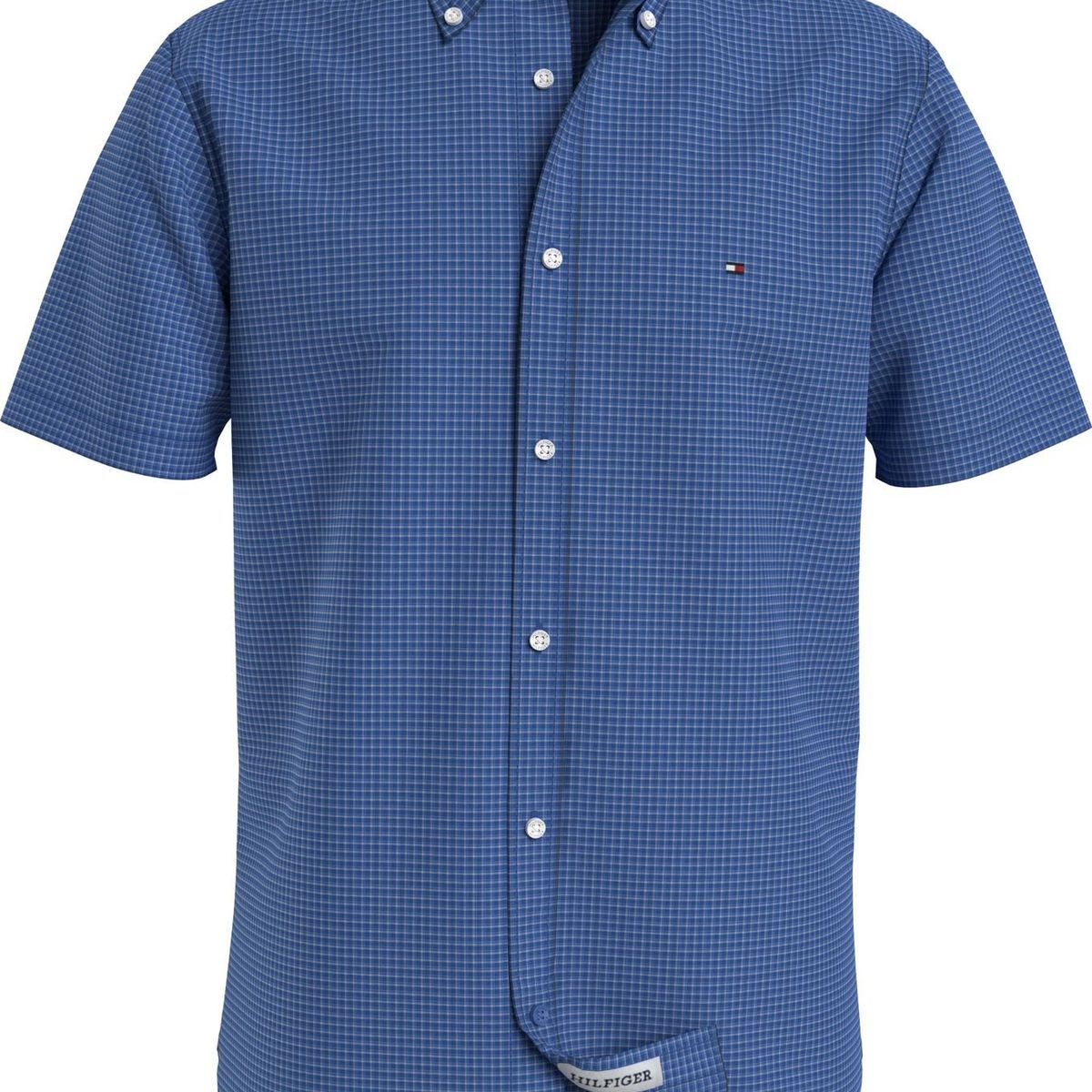 TOMMY HILFIGER - CAMISA WCC GS SMALL CHK RF SHIRT S/S TH
