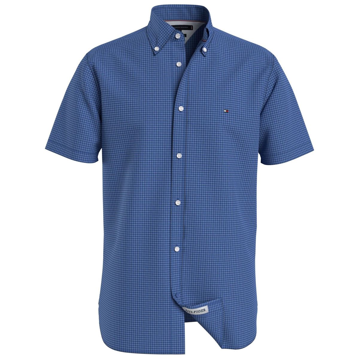 TOMMY HILFIGER - CAMISA WCC GS SMALL CHK RF SHIRT S/S TH