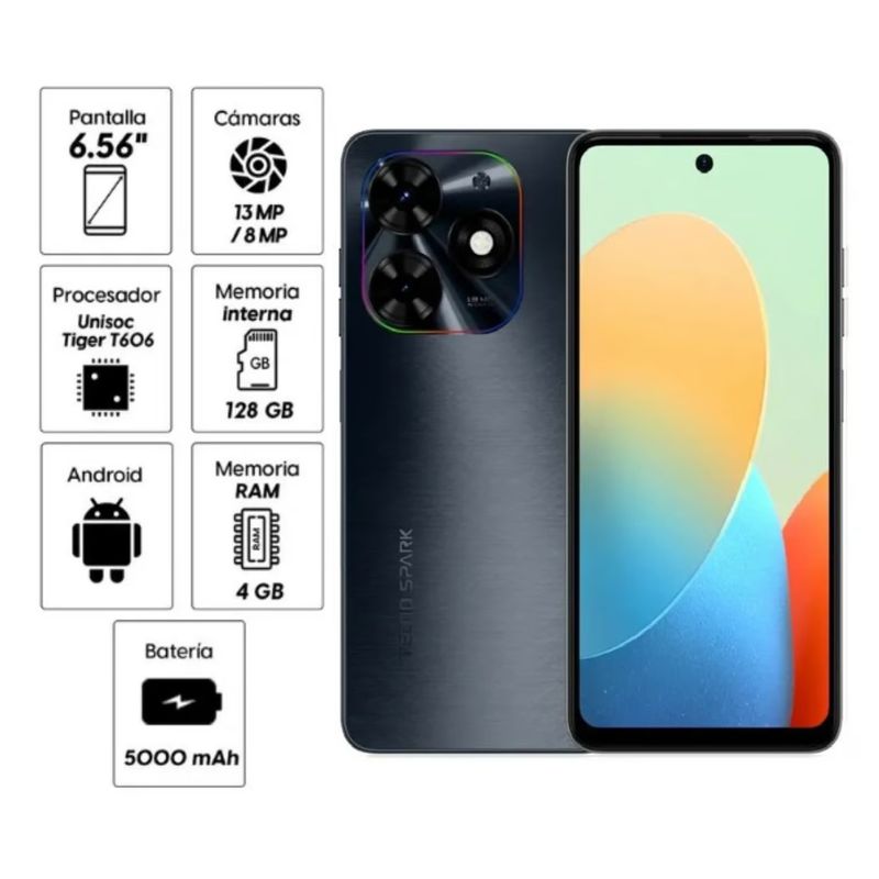TECNO MOBILE - CELULAR TECNO MOBILE SPARK GO 4GB RAM 128GB ROM