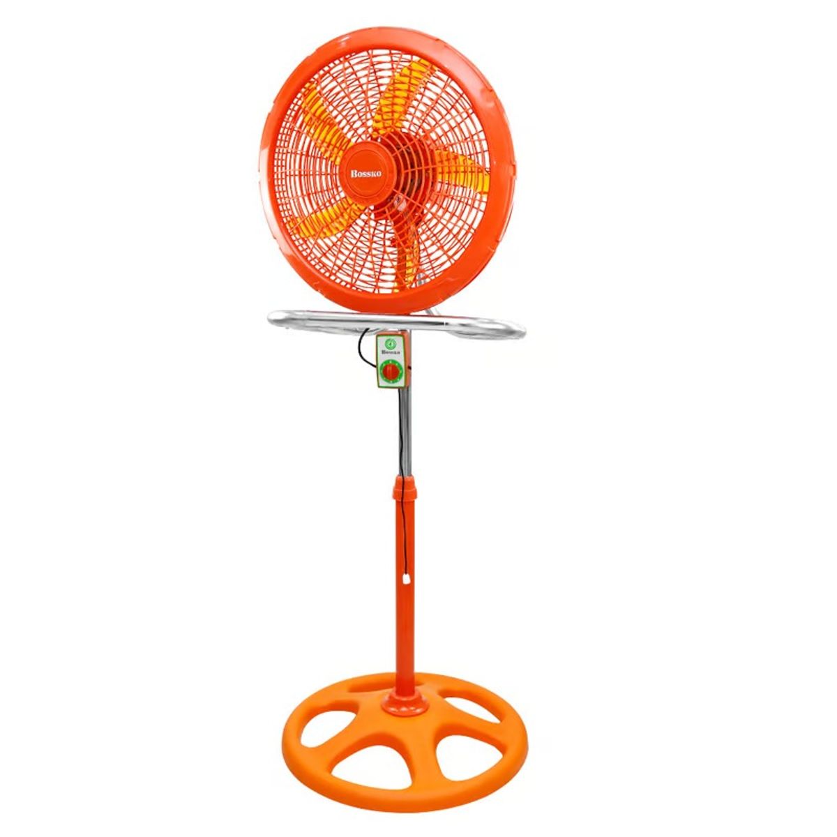 BOSSKO - VENTILADOR 18"  DE 5 ASPAS,  3 EN 1 BOSSKO BK-8223VI NARANJA