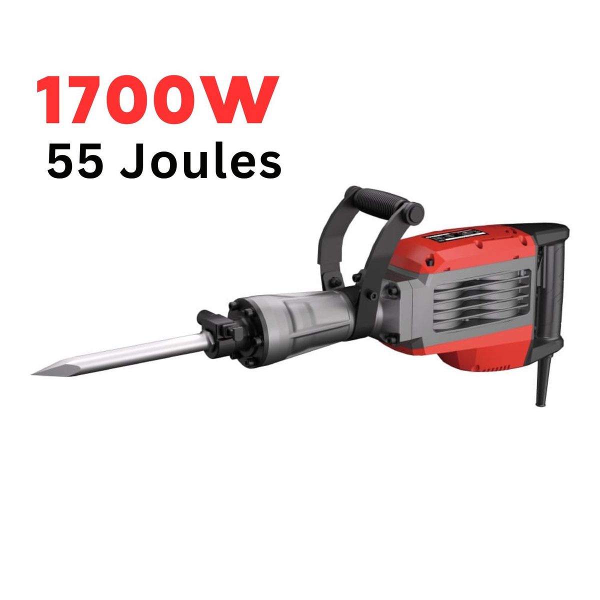 RANKOR - Martillo demoledor hexagonal 1700W 55 Joules Rankor