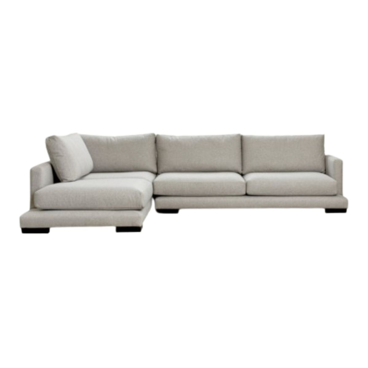 YOLODECORO - Seccional con Chaise Longue a la Izquierda Crate Perla