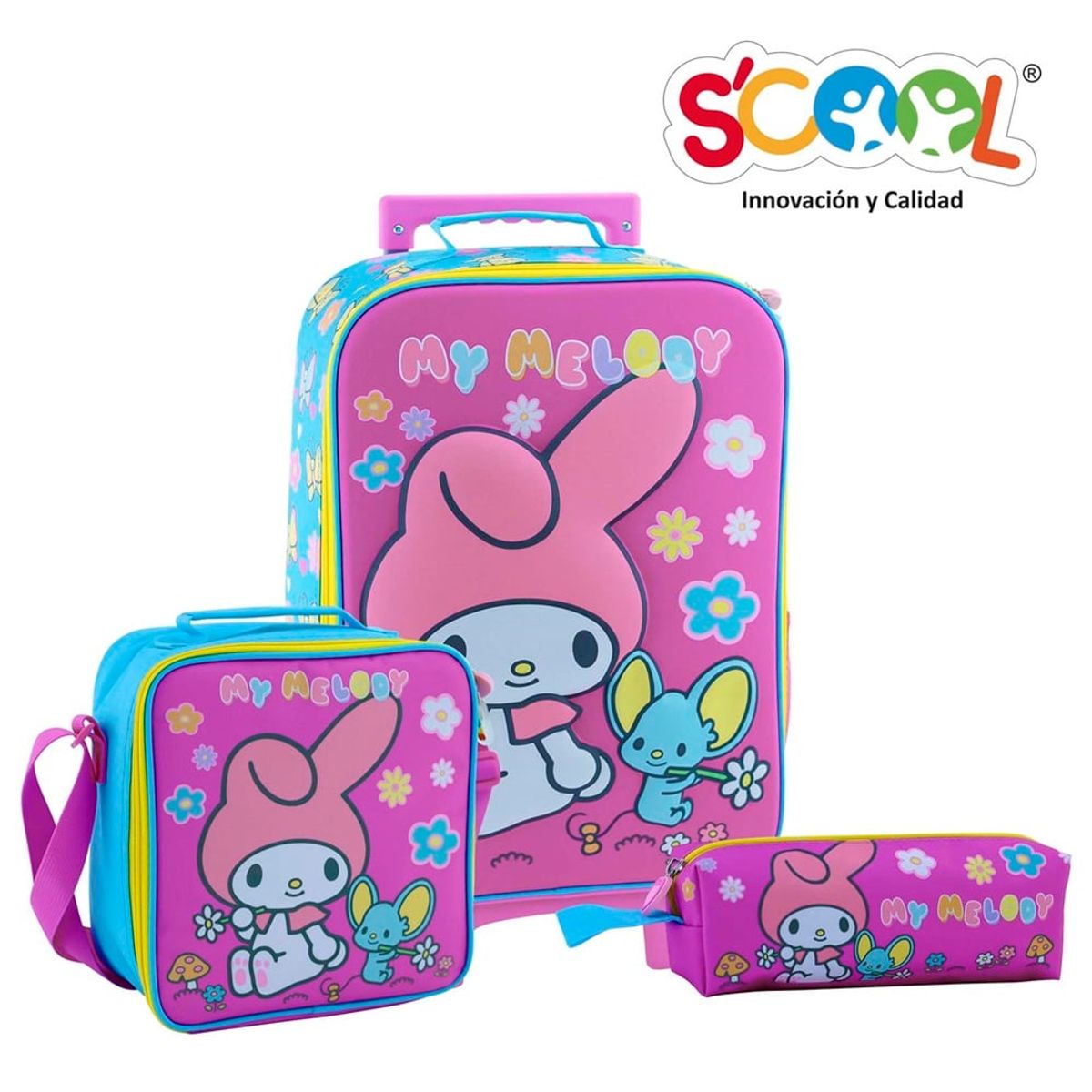 SCOOL - Set Scool Kombat Maleta Escolar My Melody Oficio
