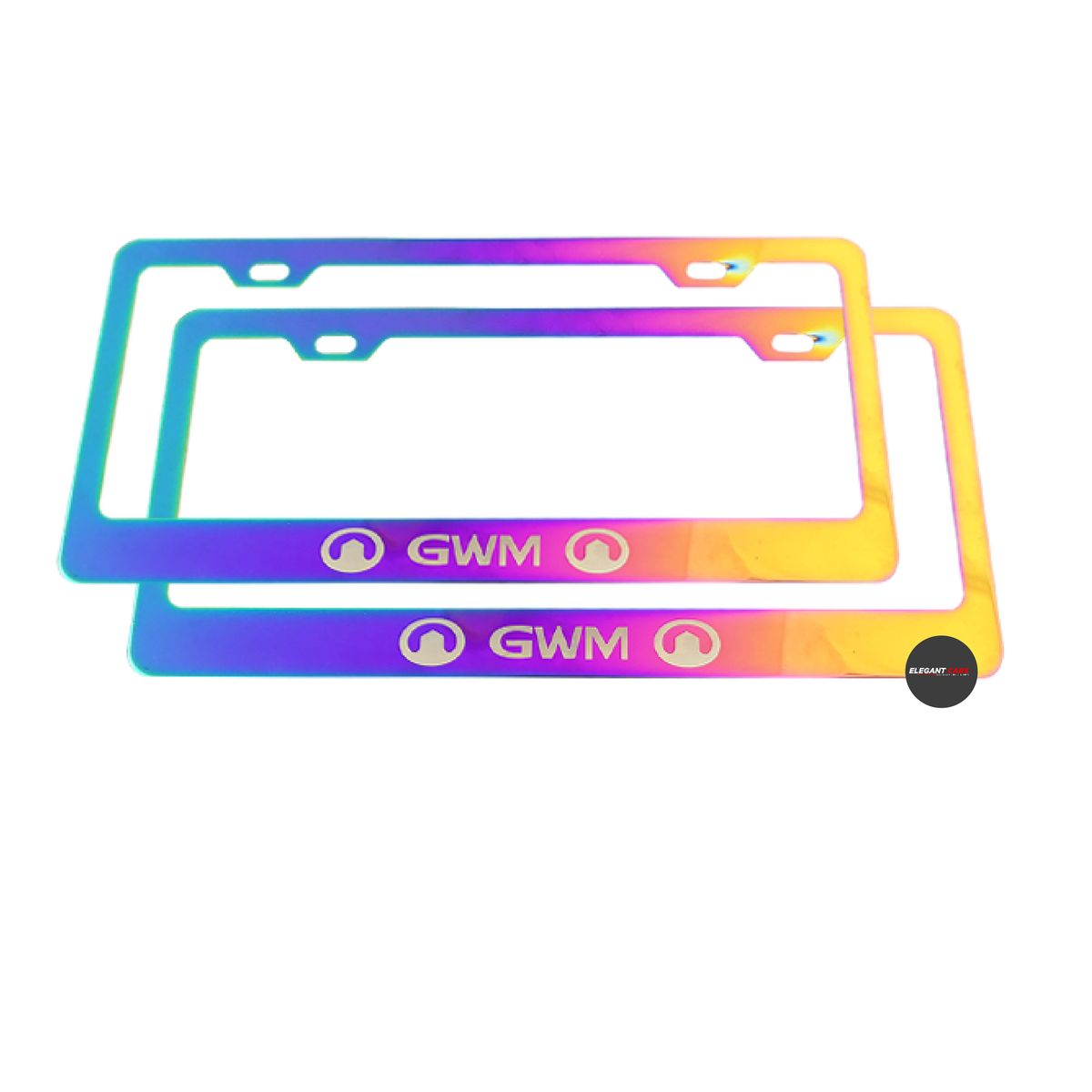 JEEP - Portaplaca Tornazol Elegante Auto Camioneta Gwm 2pcs