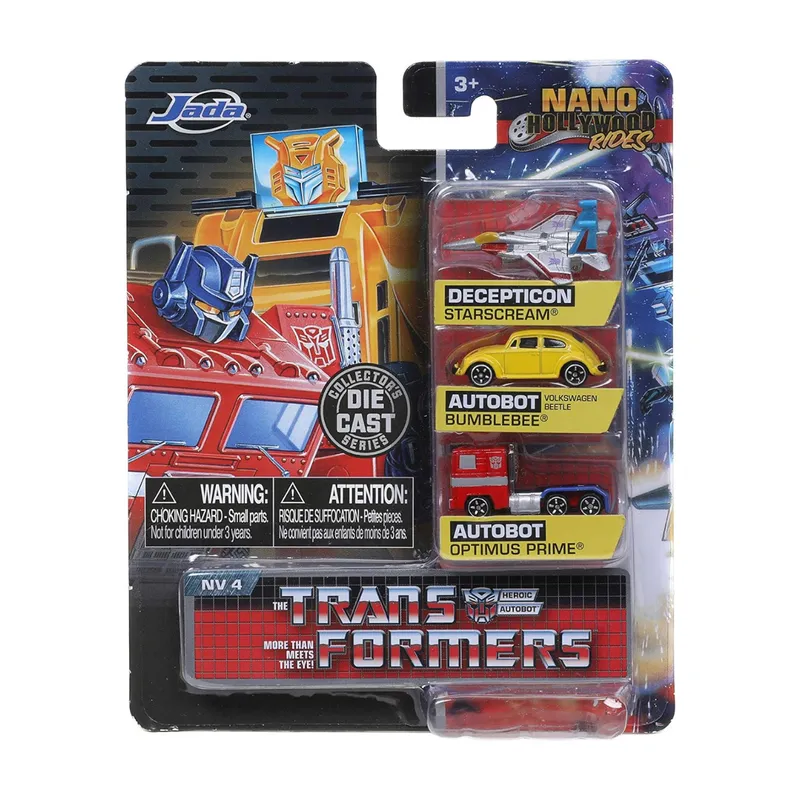 JADA TOYS - Transformers - Jada Nano Hollywood Rides Decepticon Autobot