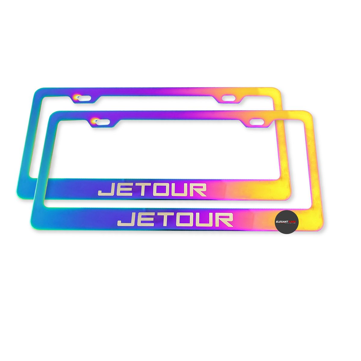 JET - Portaplaca Tornazol Elegante Universal Jetour 2pcs