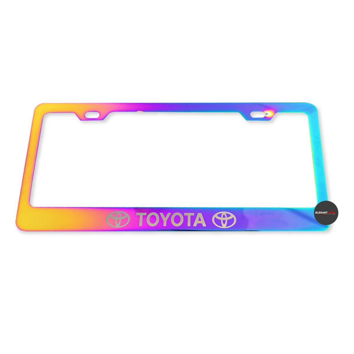 JETECH - Portaplaca Tornazol Elegante Universal Toyota 2pcs